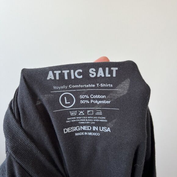 Attic Salt Trashy But Classy Graphic T-Shirt Black Racoons Unisex Size Large NWT - Picture 6 of 6